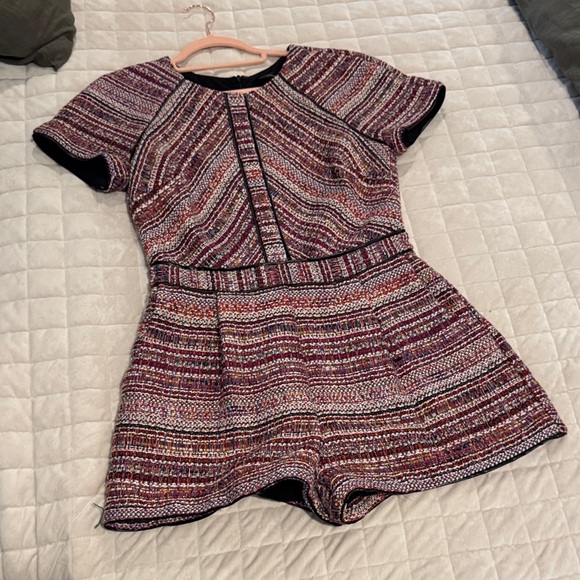 Adelyn Rae Colorful Textured Romper - Picture 1 of 2